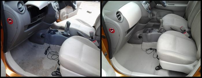 Sau khi vệ sinh nội thất ô tô tại AutoWash