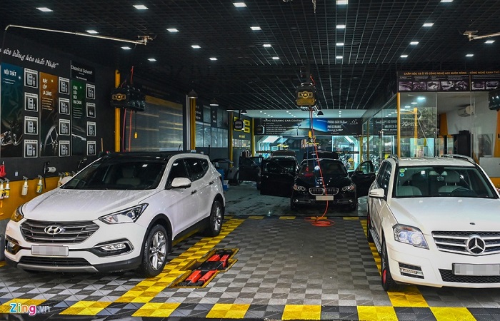 bảng giá rửa xe ô tô tphcm