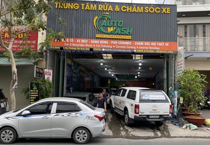 Cơ sở rửa xe uy tín rộng rãi – AutoWash TPHCM