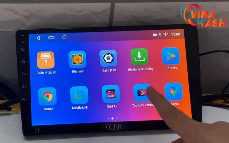 Màn hình ô tô DVD Android Oled Pro X5 