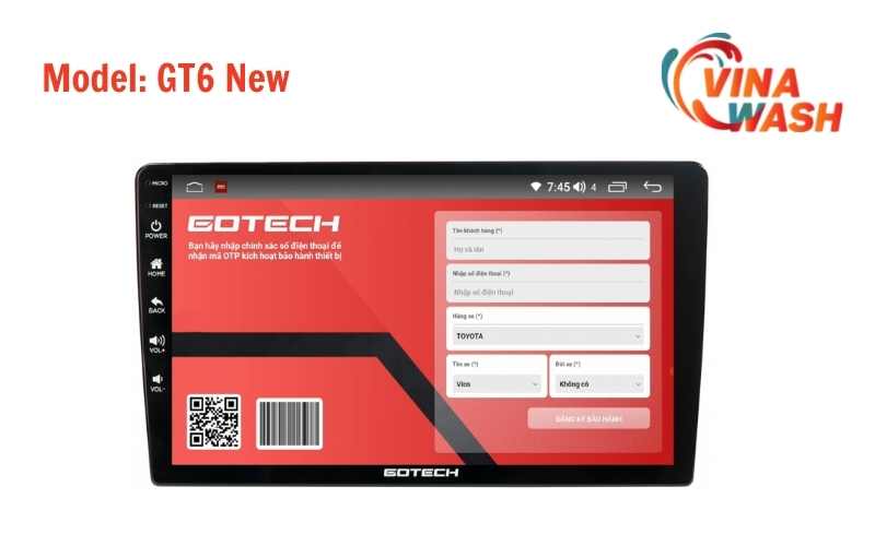 Màn hình ô tô Gotech GT6 New