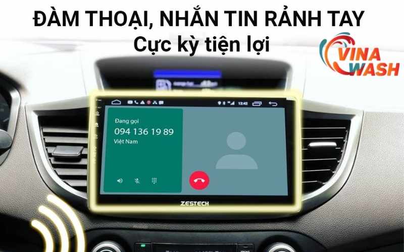 Màn hình ô tô cảm ứng hỗ trợ giọng nói