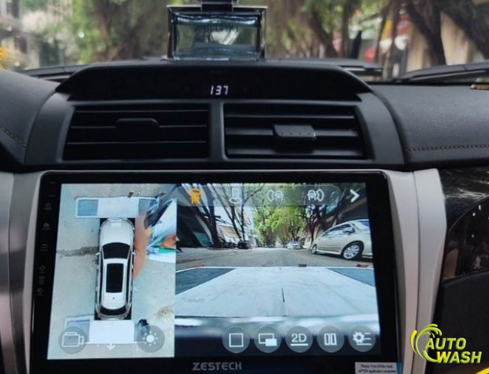 Màn hình Zestech Z800 Pro được tích hợp nhiều loại camera như