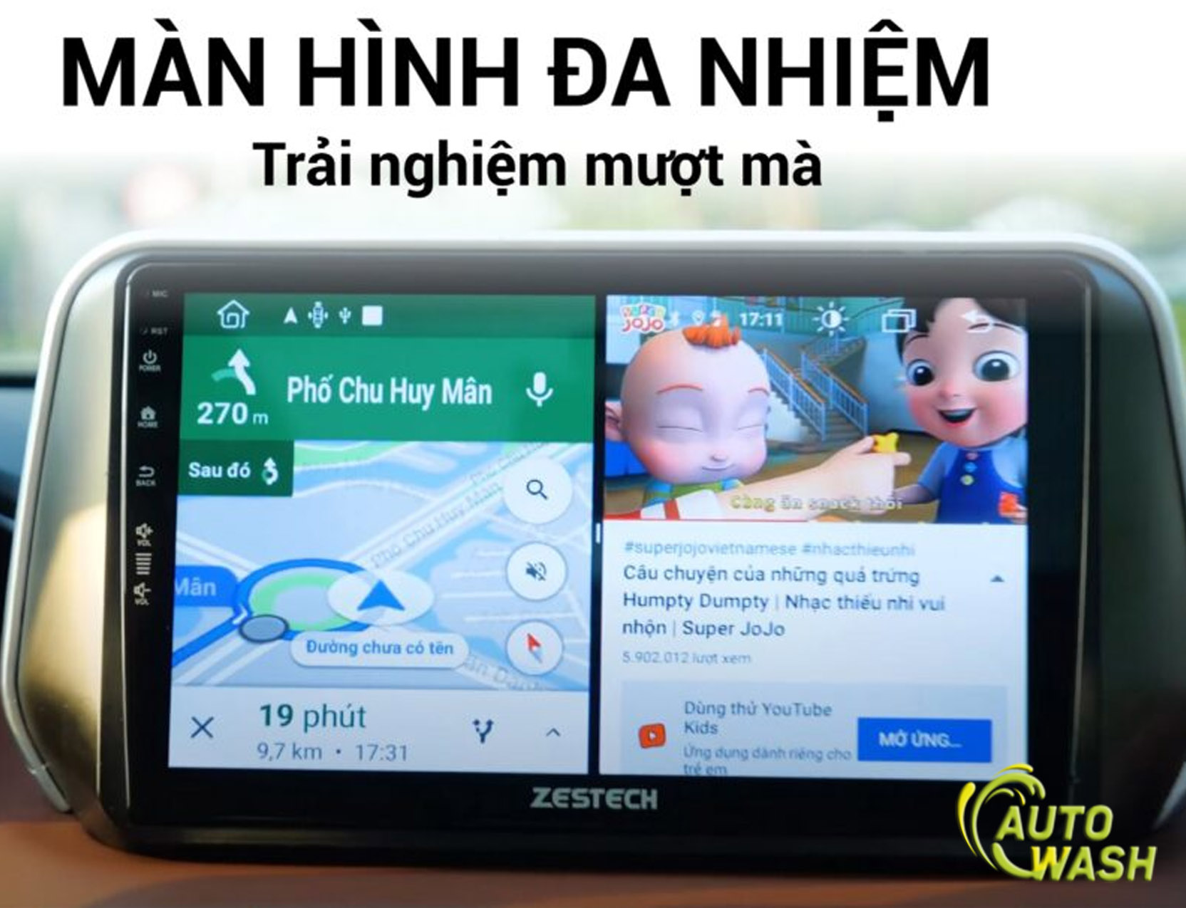 Màn hình ô tô Mazda MLK đa nhiệm