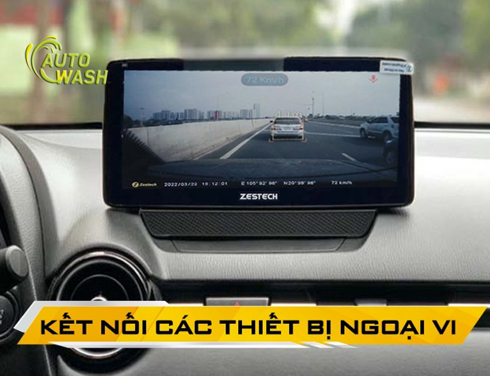 Màn hình ô tô Zestech Mazda MLK có khả năng kết nối được nhiều thiết bị ngoại vi