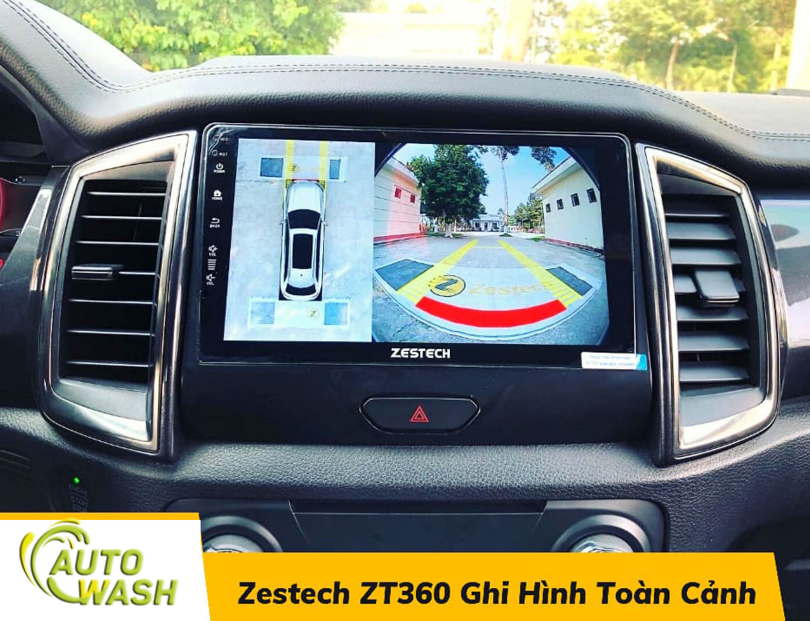 Zestech ZT360 ghi hình ảnh cùng lúc 4 camera