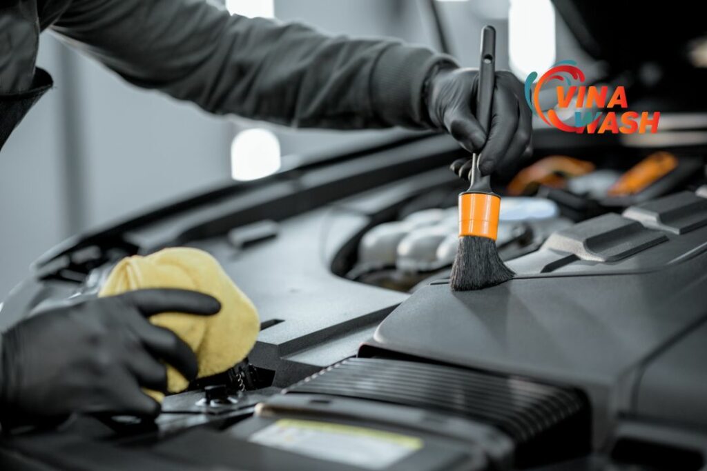 So sánh dọn khoang máy ô tô bằng co2 và hơi nước nóng